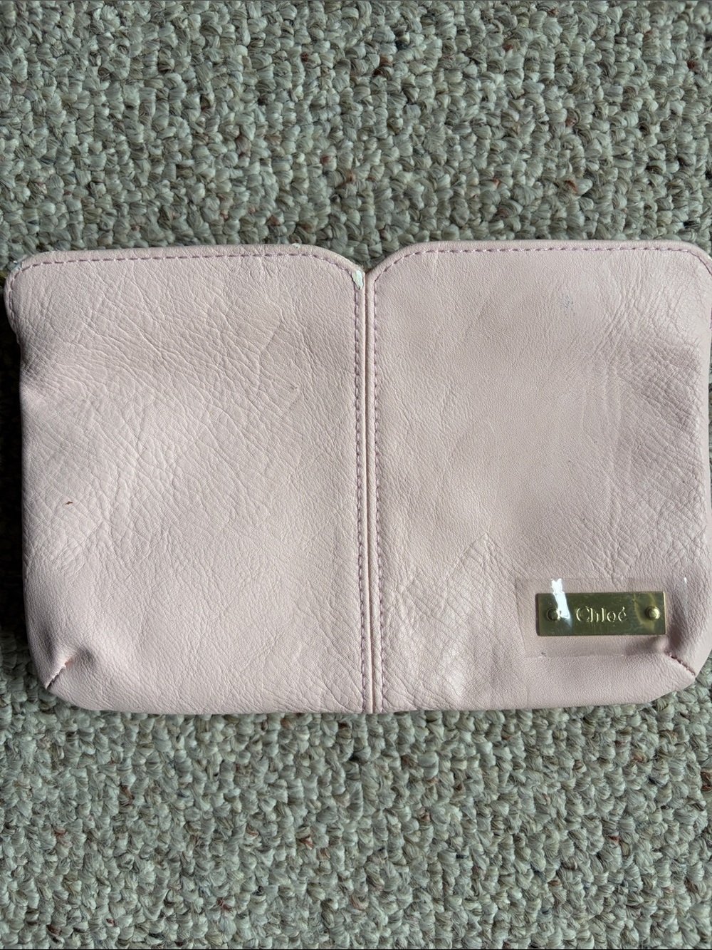 Chloé Parfum Pink Makeup Cosmetic Travel Zipper Pouch Clutch Bag - Picture 4 of 6